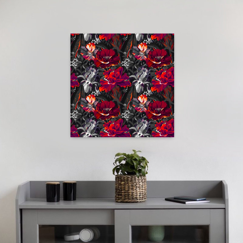 Art contemporain contemporain dramatique «Bold Classic», H 18 po x l 18 po