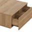 33" Mid-Century Modern Square Coffee Table With 4 Drawers For Storage, Modern Living Room Centre Table-644413301