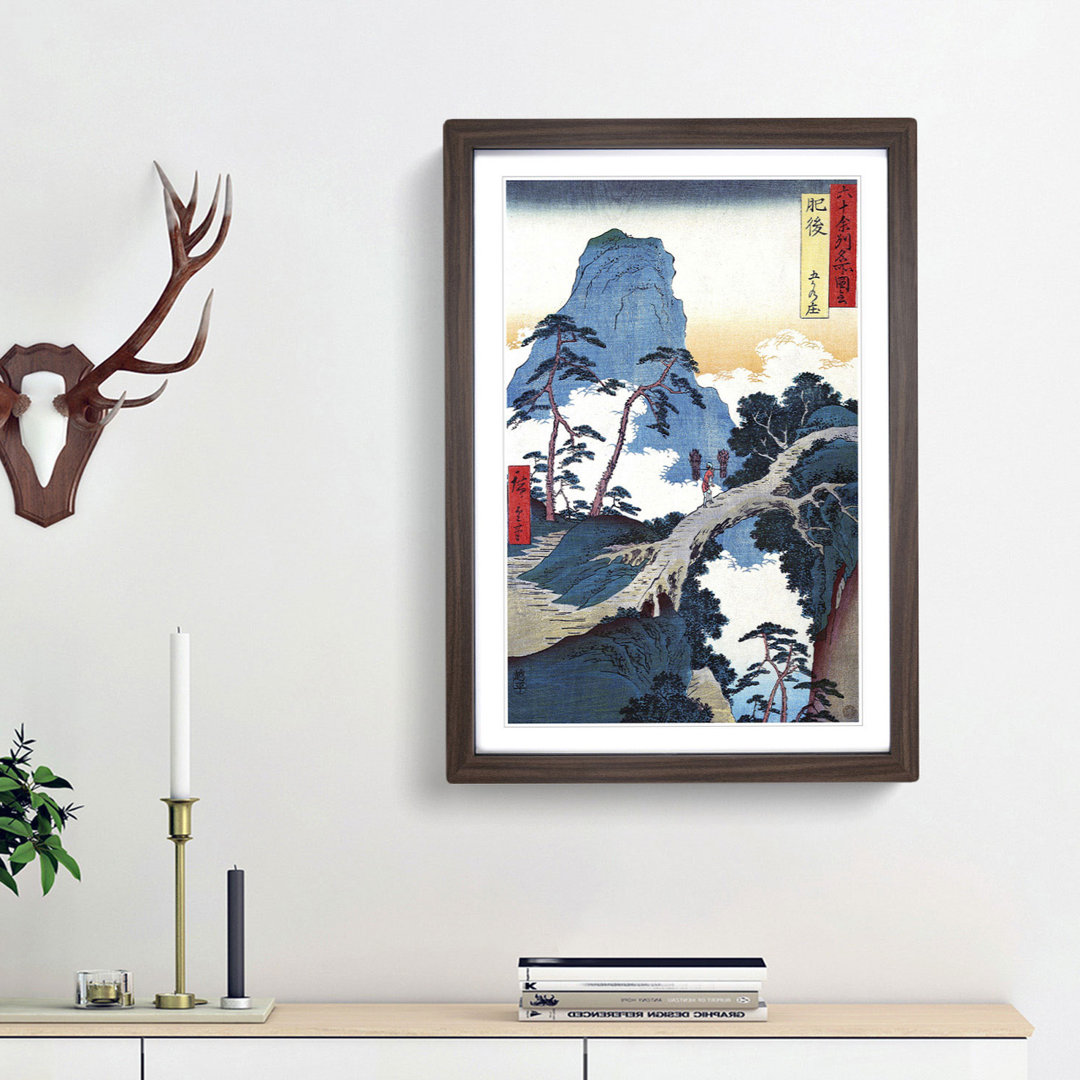Goka No Sho by Utagawa Hiroshige - Framed Print