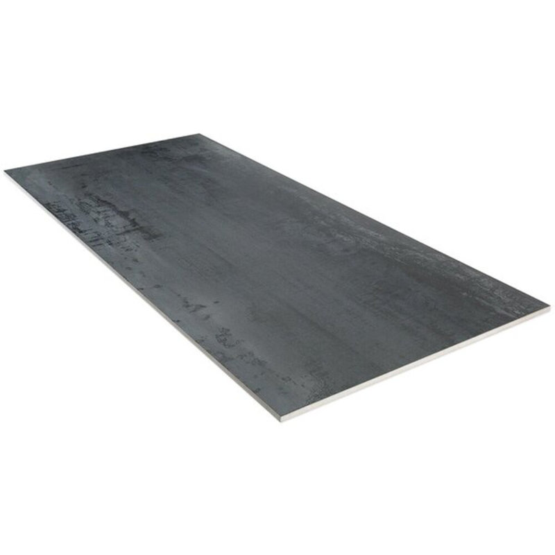 Angela Harris Inspira Steel Matte Porcelain Tile, Dark Gray