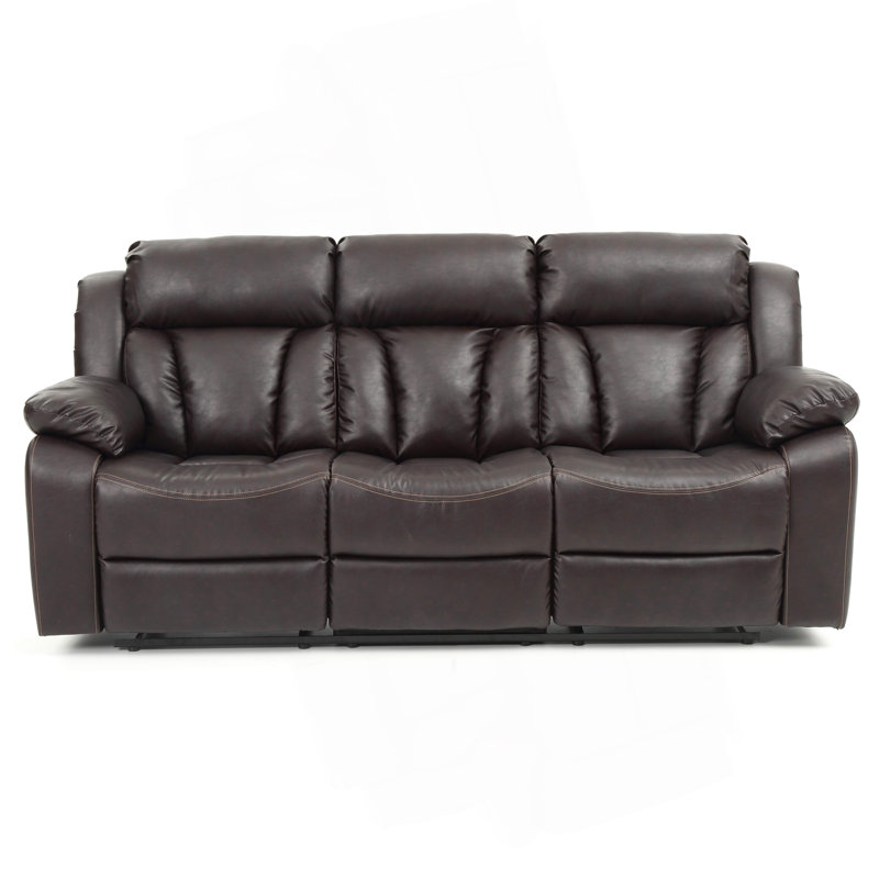 Canapé inclinable Daria G686-RS, brun foncé, Marron foncé