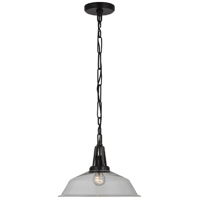 Chapman & Myers Layton Pendant, 84.38" H x 14" W x 14" D, Bronze