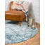 Tapis bleu clair Oberon-19819667