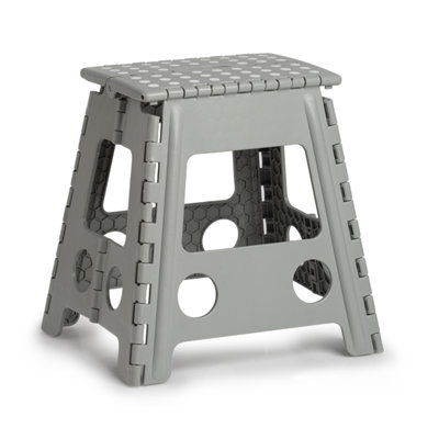 1-stufiger Tritt-Hocker Warlo aus Kunststoff
