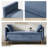 Aristides 56''W Upholstered Flip Top Bench with Subdivided Storage and Toss Pillows-968239471