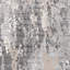 Tapis gris à motif abstrait Adilynn-610842424