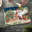 Planche à découper en verre 10 mm x 8 po CounterArt Magic Of Christmas