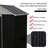 Outdoor Storage Shed With Rack