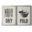 Vintage Laundry II - Ensemble de 2 encadrements d'art textuel sur toile-1382886362-1382886363