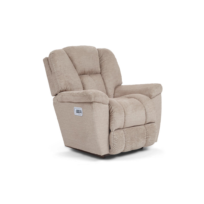 Maverick Power Rocking Recliner w/ Headrest and Lumbar