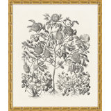 Bessler Study Neutral 1' Framed Graphic Art Print on Glass