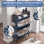 Chea Shoe Storage Cabinet with Adjustable Shelves-715108204-734072084