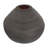 Glass Smokey Brown Round Rotund Vase
