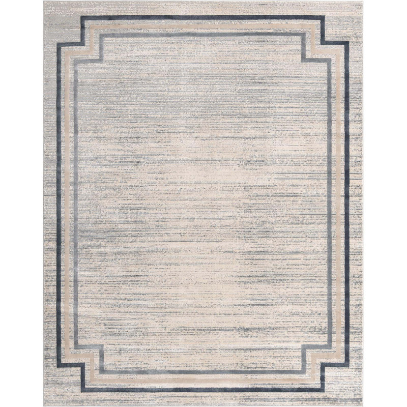Vallelunga Abstract Indoor Rug, Rectangle 8' x 10'