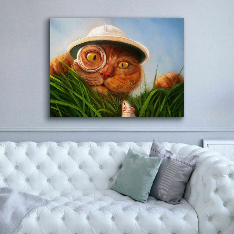 Epic Graffiti «Explorer» par Lucia Heffernan, Canva «Explorer» par Lucia Heffernan, H 40 po x l 54 po