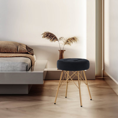 Tabouret de coiffeuse Foerster Mid-Century