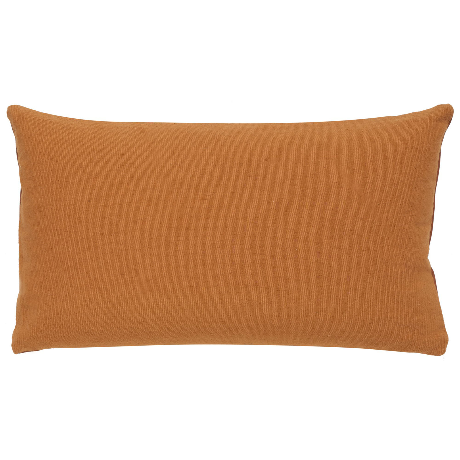 Darryn Leather/Suede Lumbar Throw Pillow