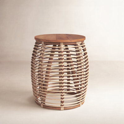 Kiyana Solid Wood Top End Table