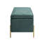 Banc de rangement à couvercle rabattable rembourré-980366974