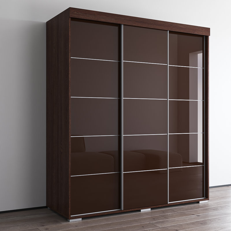 Garde-robe en wengé 3D 71 po Aria