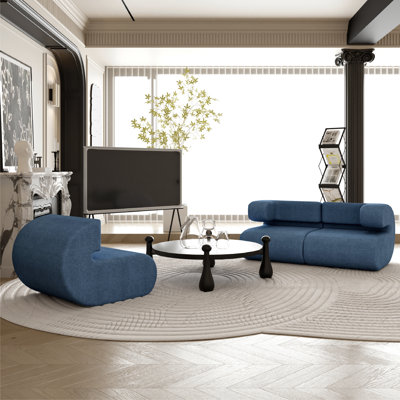 WOWMAX 3 Seater Modular Finger Sleeper Sofa