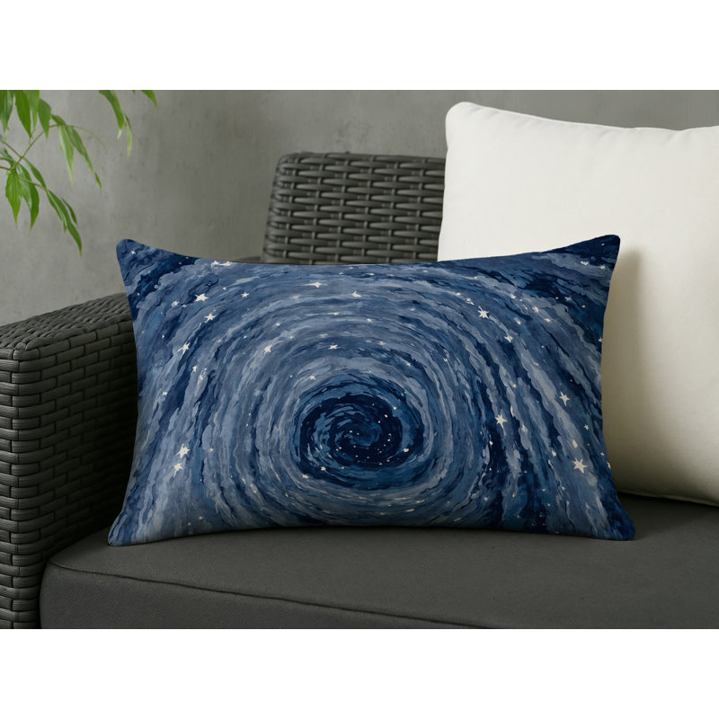 Coussin décoratif intérieur et extérieur Modern, Gris abstrait 268, Rectangle H 14 po x l 20 po