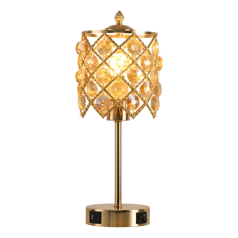 crystal table lamp