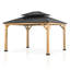 13 pi. L 11 pi. X P 11 pi. D Pavillon de jardin en acier