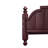 Caldera Vintage Wooden Platform Bed With Tall Headboard And Slats Support-120358601-120358599