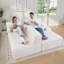 Canapé modulaire Boneless 94 po Cloud, canapé Boneless avec assise profonde, canapé modulaire confortable avec méridienne pour le salon, la chambre à coucher-499365247-499365246