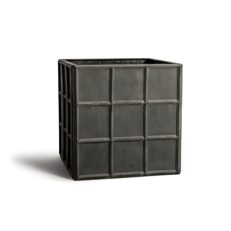 Handmade Pot Planter, 50 cm H x 50 cm W x 50 cm D, Faux Lead