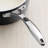 Tramontina Gourmet Ceramica Deluxe Sauce Pan with Lid, Non Stick Ceramic Interior, 3-Quart, Metallic Black, Made in Italy-9260002