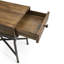 Forge Iron Storage Side Table