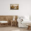 Ducky Days Landscape Black Framed Floater Canvas by Petal Prints Design-567396862-567396861