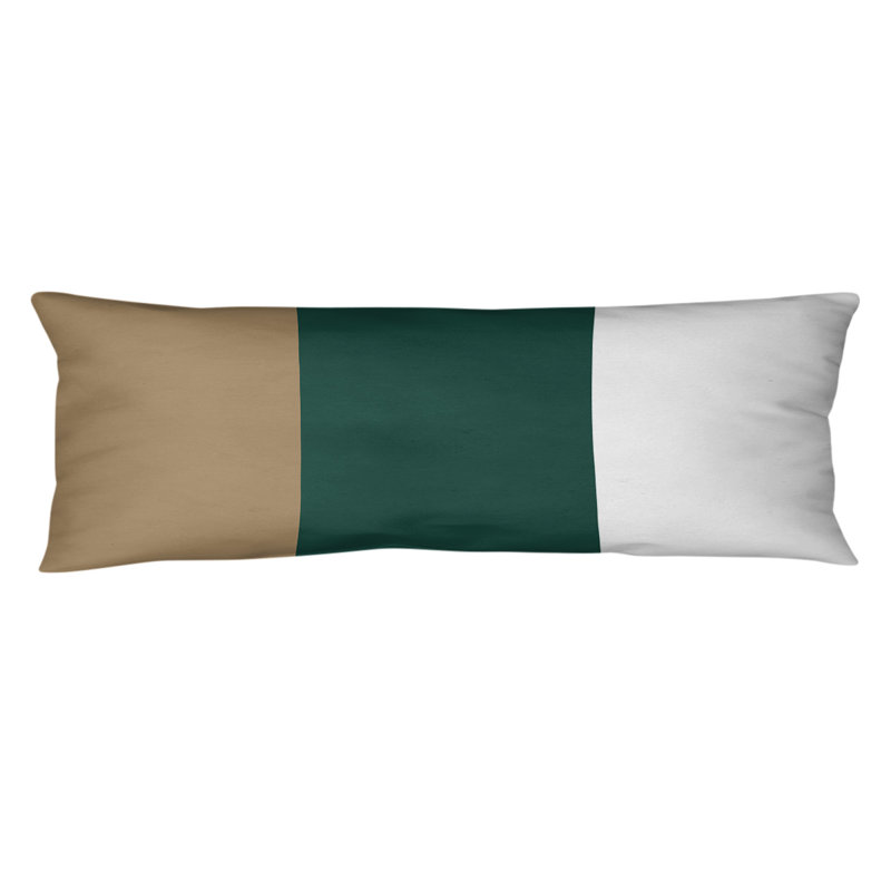 Polyester Medium Pillow, Adele , Gold/Green