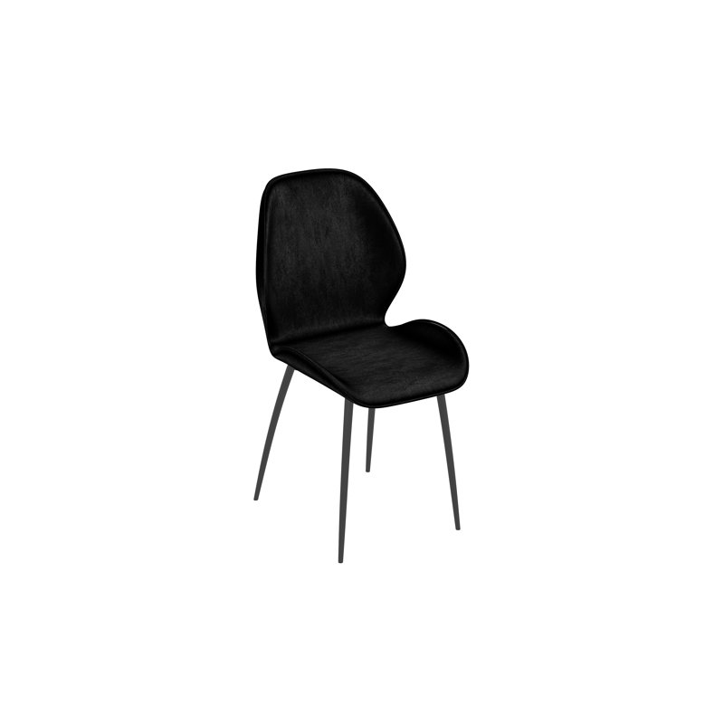 Chaise d'appoint en microfibre / microsuède Kliti