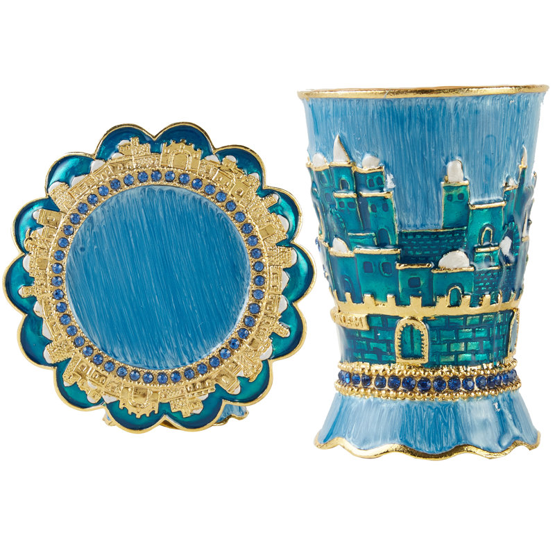 Crystal Kiddush Cups