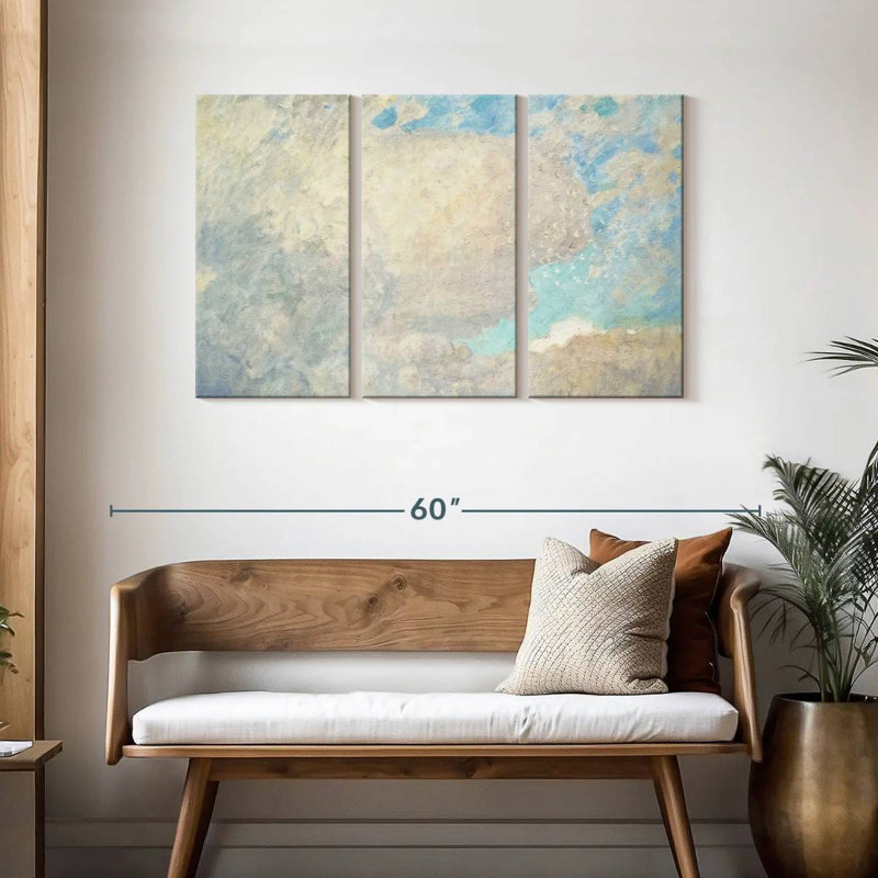 Avery White Clouds Blue Sky, 28" H x 45" W