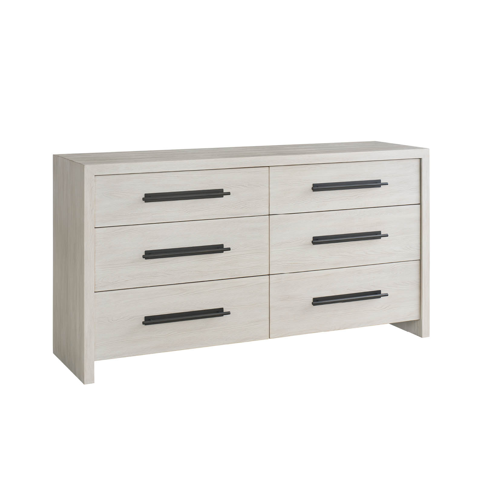 Baxley 6 - Drawer Double Dresser, Gray
