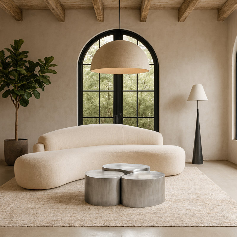 Table basse Banyan, Argent argent