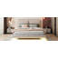 Grand lit plateforme tapissier