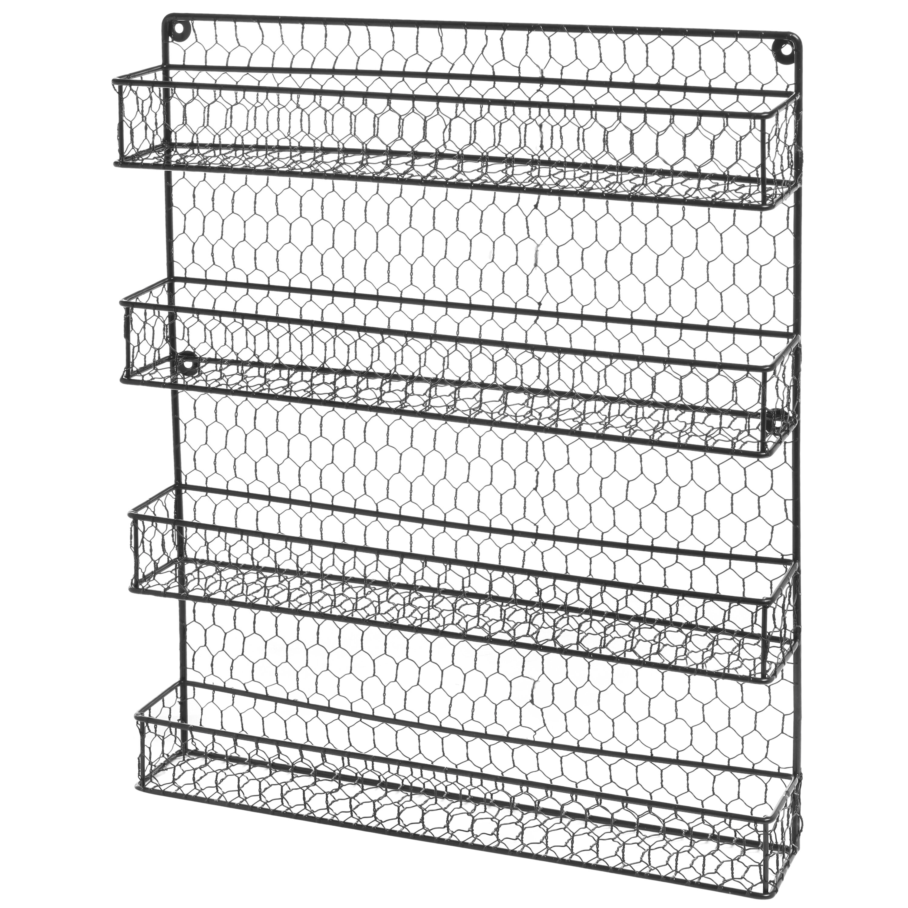 Black wire spice discount rack