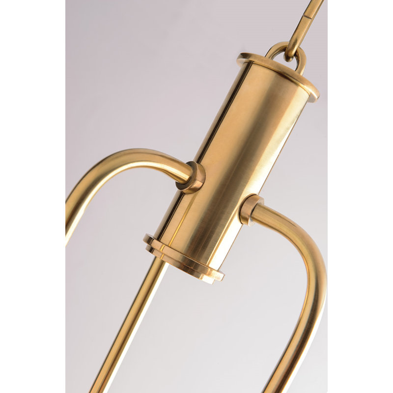 Bari 12 Light Chandelier, Aged Brass