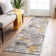 Rainiero Abstract Performance Gray/Yellow/Ivory Rug