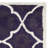Carolene Hand Tufted Wool/Cotton/Latex Geometric Rug in Purple/Ivory-1557955633