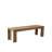 Natural Distressed Solid Wood Dining Bench-1229704677