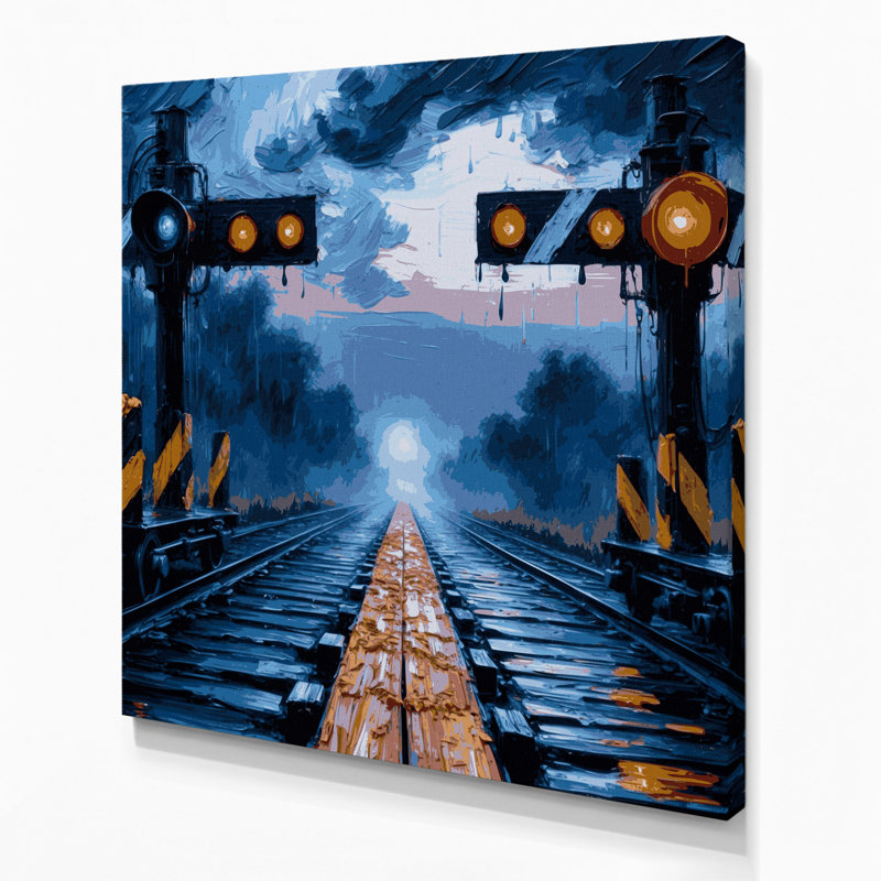 Art sur toile gris, H 16 po x l 16 po