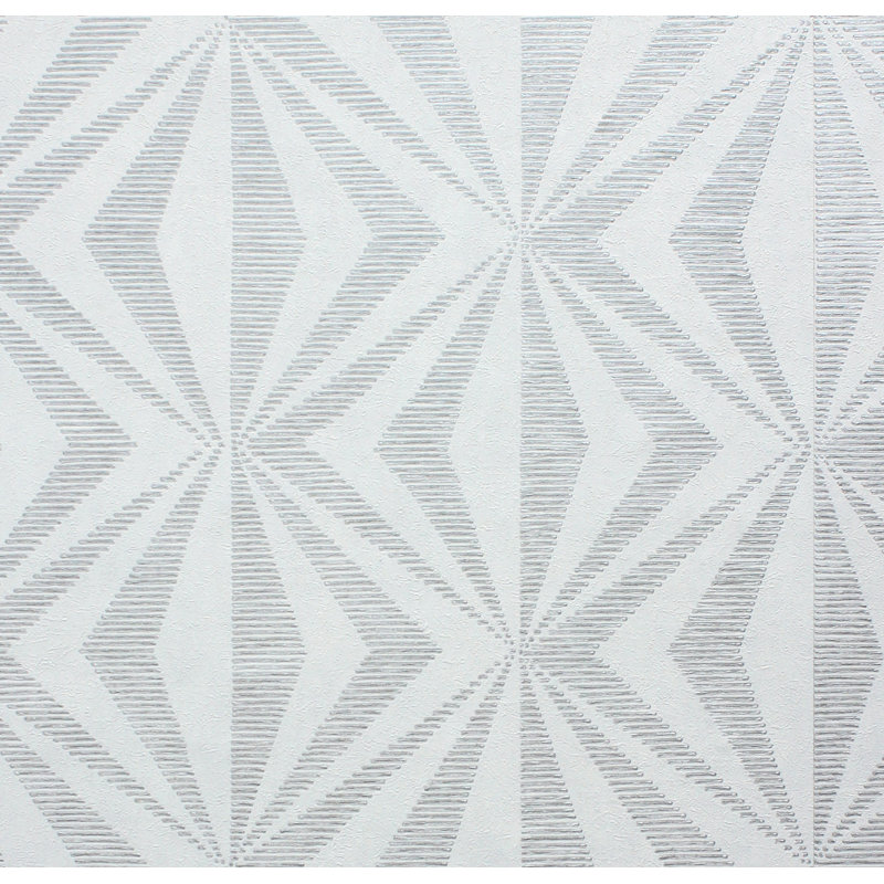 Rouleau de papier peint L 33 pi x l 20,9 po Kaedon, Argent