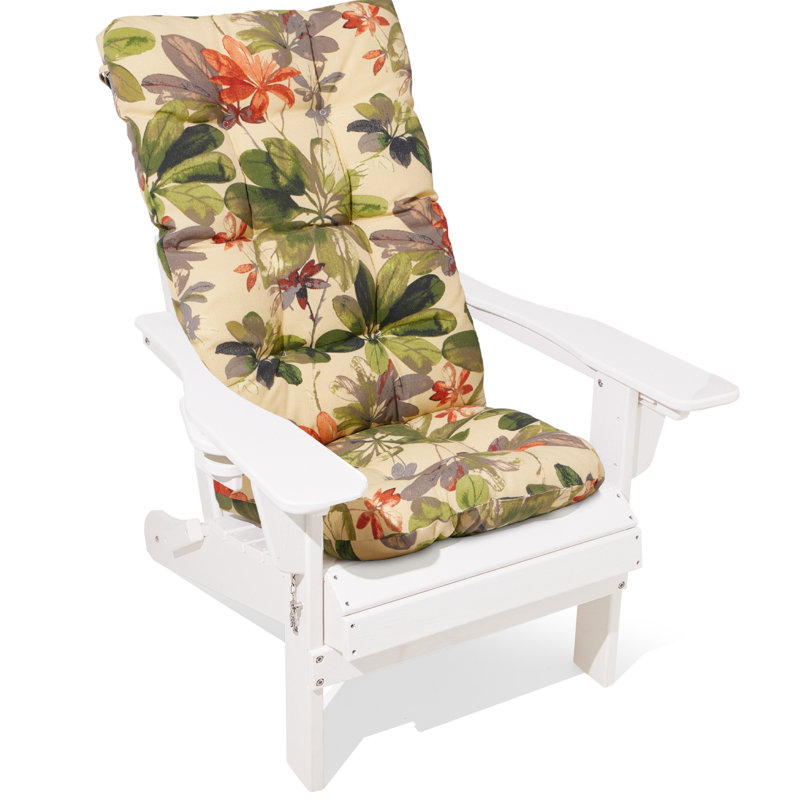  Wolak Outdoor Olefin Seat/Back Cushion for Patio Seats, Green