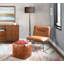 Pouf en cuir Brock-1488071751